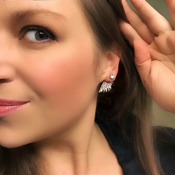 💙💎BUNDLE!!! 4 PAIRS!!!💎💙JACKET EARRINGS!!!💎💙 - Picture 5 of 8